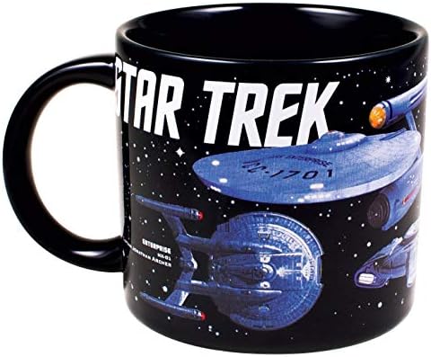 Star Trek - Csillaghajók a Star Trek Bögre - Másik Csillag Hajók, valamint A Kapitányok - Jön a Móka ajándékdoboz