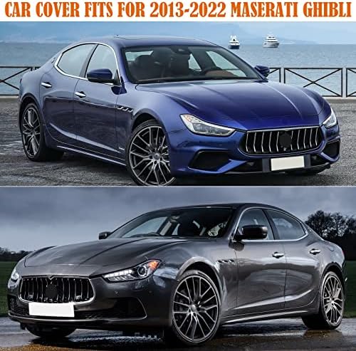 Vízálló Autó üléshuzat Cserélje ki a 2013-2022 Maserati Ghibli, 6 Rétegű Minden Időjárási Egyéni-fit Autó fedezet a Cipzár
