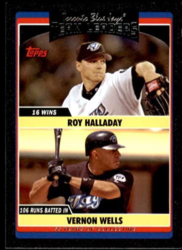 Roy Halladay/Vernon Wells Kártya 2006 Topps Frissítés Fekete UH309