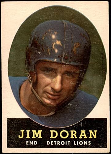 1958 Topps 43 Jim Doran Detroit Lions (Foci Kártya) VG/EX Oroszlánok Iowa St/Buena Vista