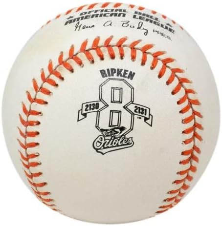 Cal Ripken Ifjabb Aláírt Baltimore Orioles-Amerikai Profi Baseball-Liga TriStar Holo - Dedikált Baseball