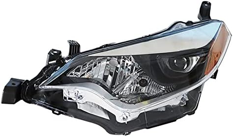munirater 8115002E60 Fekete, Bal Első Fényszóró Lámpa Lámpa Beépített LED Csere 2014 2015 Corolla 4 ajtós Szedán