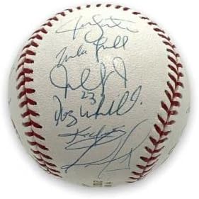 A Boston Red Sox 2007-es World Series Csapat Dedikált, Aláírt Baseball LE 175/275 MLB - Dedikált Baseball
