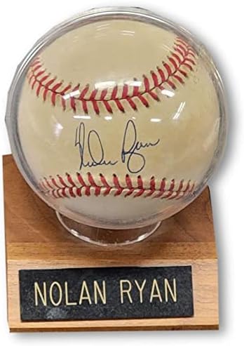 Nolan Ryan Kézzel Aláírt Dedikált MLB Baseball Rangers Mets - Dedikált Baseball