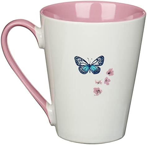 Keresztény Művészet Ajándékok Megnyugtató Pillangó Kerámia Szentírás Kávé, Tea Bögre Nők számára: Ő Helyreállítja A Lelki