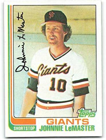 Baseball, MLB 1982 Topps 304 Johnnie LeMaster 304 EX/NM Óriások