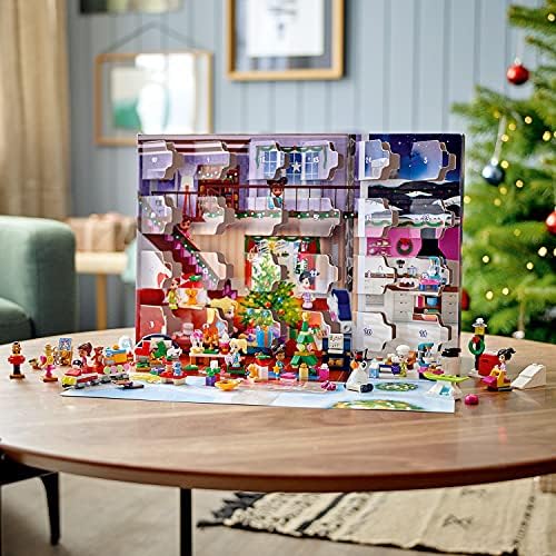 LEGO friends Adventi Naptár 41690 Épület Készlet; Karácsonyi Visszaszámlálás a Kreatív Gyerekek; Új 2021 (370 Db)