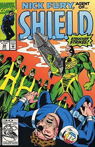 Nick Fury, Ügynök, az S. H. I. E. L. D. (3. Sorozat) 34 VG ; Marvel képregény | Strucker Báró