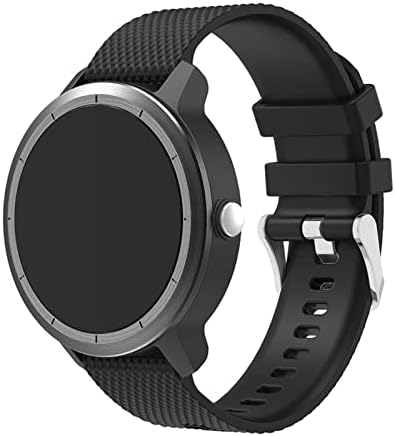 VEVEL 20mm Szilikon Gumi óraszíj Watchband A Garmin Vivoactive 3/Vivomove HR Intelligens Karóra ZENEKAR