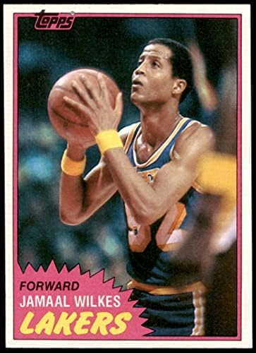 1981 Topps 23 Jamaal Wilkes Los Angeles Lakers (Kosárlabda Kártya) NM/MT Lakers UCLA