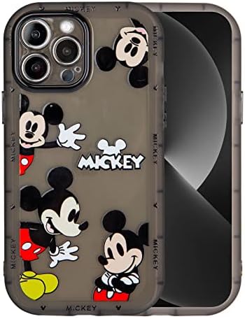 iFiLOVE iPhone 13 Pro Max Aranyos Esetben, Fiúk, Lányok, Gyerekek, Nők, Aranyos Rajzfilm Mickey Egér Ütésálló Karakter Vékony,