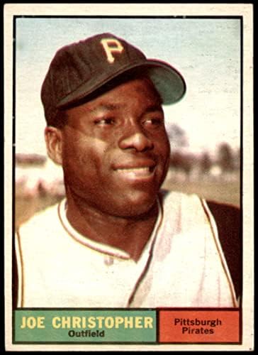 1961 Topps 82 Joe Christopher Pittsburgh Pirates (Baseball Kártya) EX Kalózok