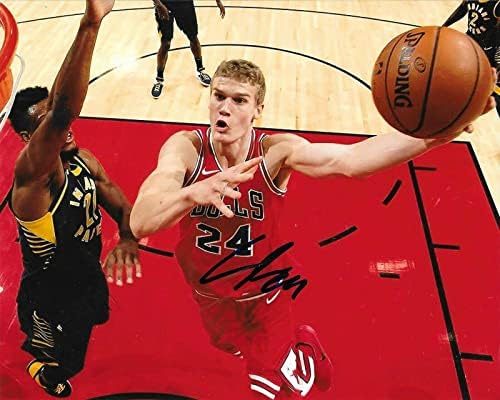 Lauri Markkanen Arizona aláírt Chicago Bulls 8x10 fotó dedikált 2 - Dedikált NBA-Fotók