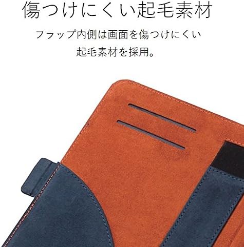 ELECOM Puha bőr Fedél fedél stand for iPad mini 4 Ingyenes szög típus [Kék] TB-A17SPLFDTBU (Japán Import)