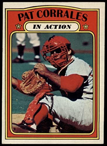 1972 Topps 706 Akció Pat Corrales Cincinnati Reds (Baseball Kártya) VG Vörösök