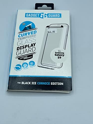 Gadget Őr GGBICEC208SS04A Fekete Jég Párkány Ívelt Kiadás Edzett Üveg Képernyő Őr Samsung Galaxy S9
