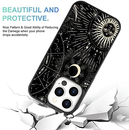 tharlet Kompatibilis az iPhone 14 Pro Max Esetében képernyővédő fólia, Gumiabroncs Textute Csúszásmentes, nagy teherbírású