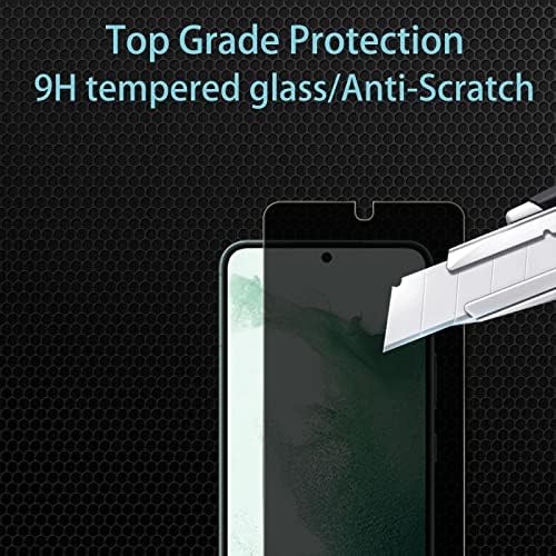 CHRINECY [4 Csomag] 2Pack Privacy Screen Protector Kompatibilis a Samsung Galaxy S22 a 2Pack Kamera Lencséjét Védő, 9H Keménység,