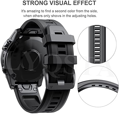 SOUMIX Szilikon gyorskioldó Watchband Szíj, a Garmin Ösztön 2 Fenix 7 7 X 6 6X 5X Pro Smartwatch 26 22 20 MM Easyfit karkötő