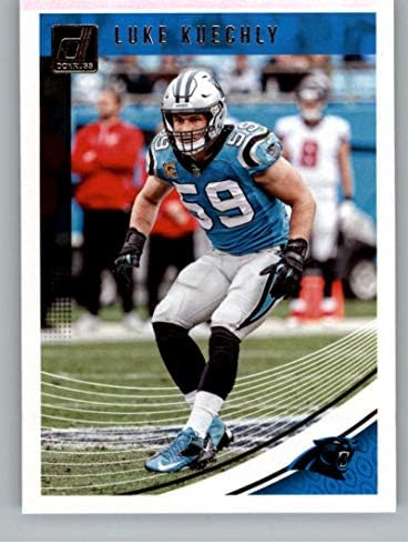 2018 Donruss Foci 38 Luke Kuechly Carolina Panthers Hivatalos NFL Trading Card