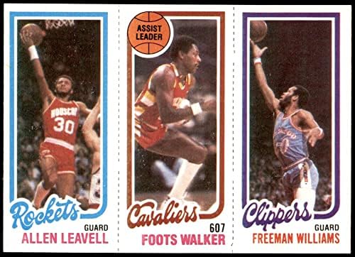 1980 Topps 106/53 / 223 Allen Leavell/Foots-Walker/Freeman Williams (Kosárlabda Kártya) NM