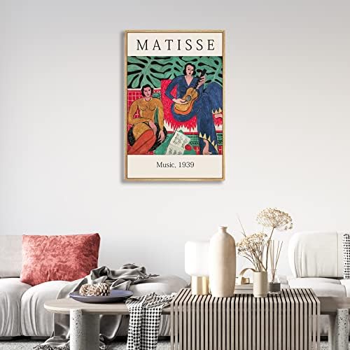 Matisse Wall Art Keretes Század Közepén Modern Wall Art Dekor Esztétikai Képek - Minimalista Keretes Wall Art - Galéria,