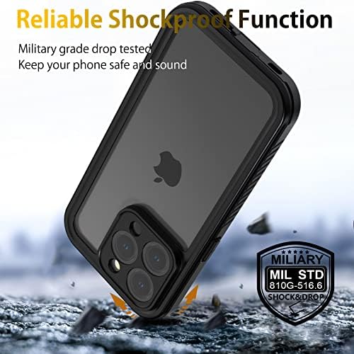 iPhone 14 Pro Esetben Vízálló,Anti-Karcolás, a Teljes Test Ütésálló,Porálló, Anti-Folt,Kamera Lencséjét Védő Telefon Esetében