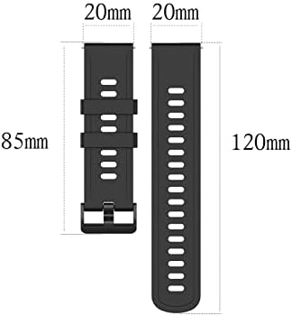 KDEGK 22 20mm Puha Szilikon Pánt 20mm 22mm Univerzális Csere Zenekar Watchband