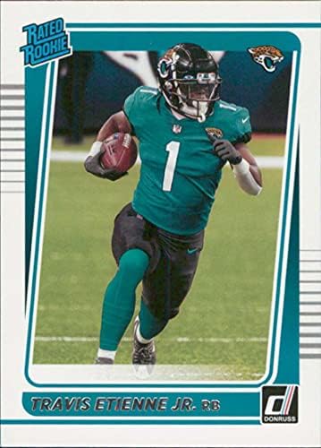 2021 Donruss 258 Travis Etienne Jr. Jacksonville Jaguars Névleges Újoncok NFL Labdarúgó-Kártya (RC - Újonc Kártya) NM-MT