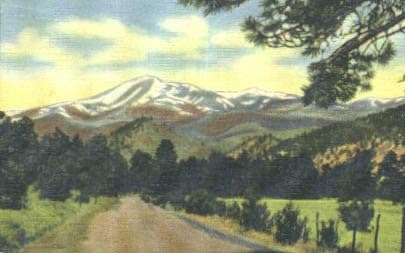 Sierra Blanca, Új-Mexikó, Képeslap