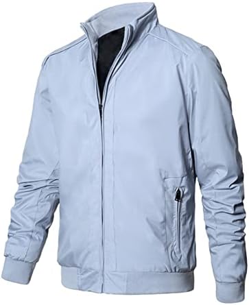SAXIGOL Valentin-Napi Ajándékok Barátja 2023 Plus Size Sport Kabát Kabát, Könnyű Hosszú Ujjú Szabadtéri Outwear Férfi ruházat