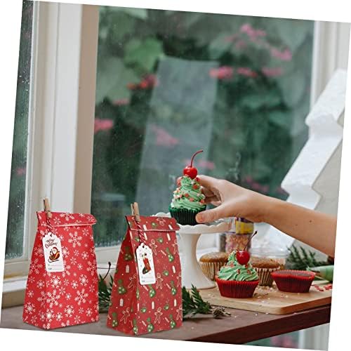 Outanaya 1 Szett Ajándék táskával, Karácsonyi Ajándék Táskák Ajándék, Konténerek Candy Konténerek Ajándékokat, Ünnepi Tároló