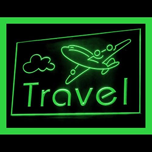 190142 Utazás repülőjegy Ügynökség Kivételes Legjobb Kijelző LED Neon felirat