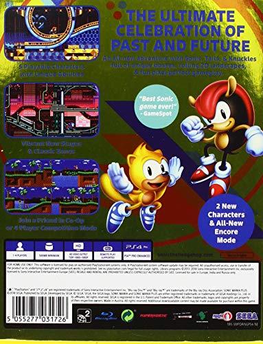Sonic Mánia Plusz (PS4)